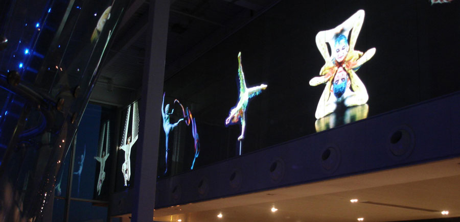 Switchable Glass Projection Screen