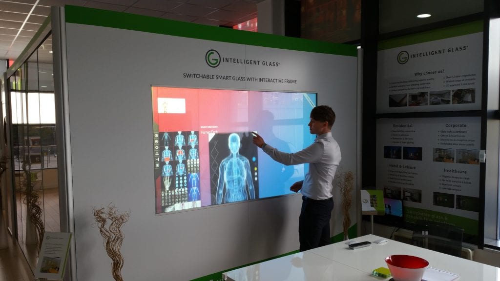 Interactive Switchable Glass