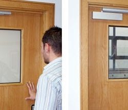 switchable glass vision panel