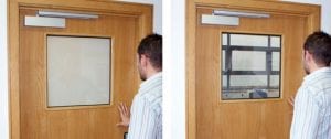 switchable glass vision panel