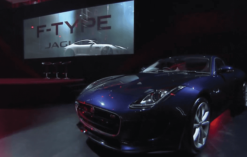 4. Jaguar Rear projection onto Switchable Glass Projection Screen at Jaguar product launch 16 9