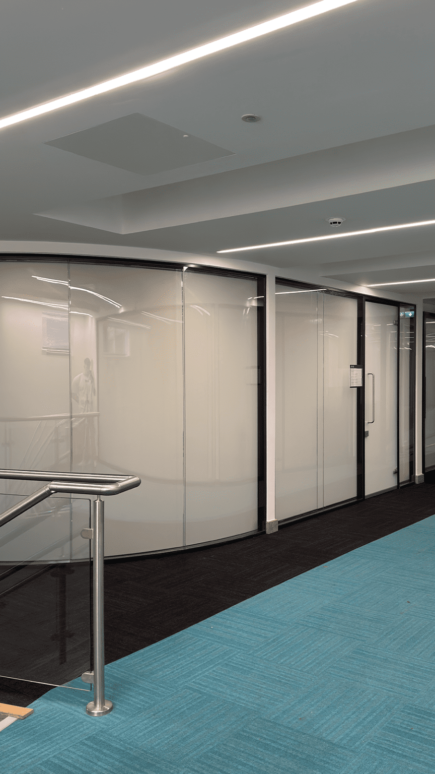 4. Switchable Smart Film Curved Partitions