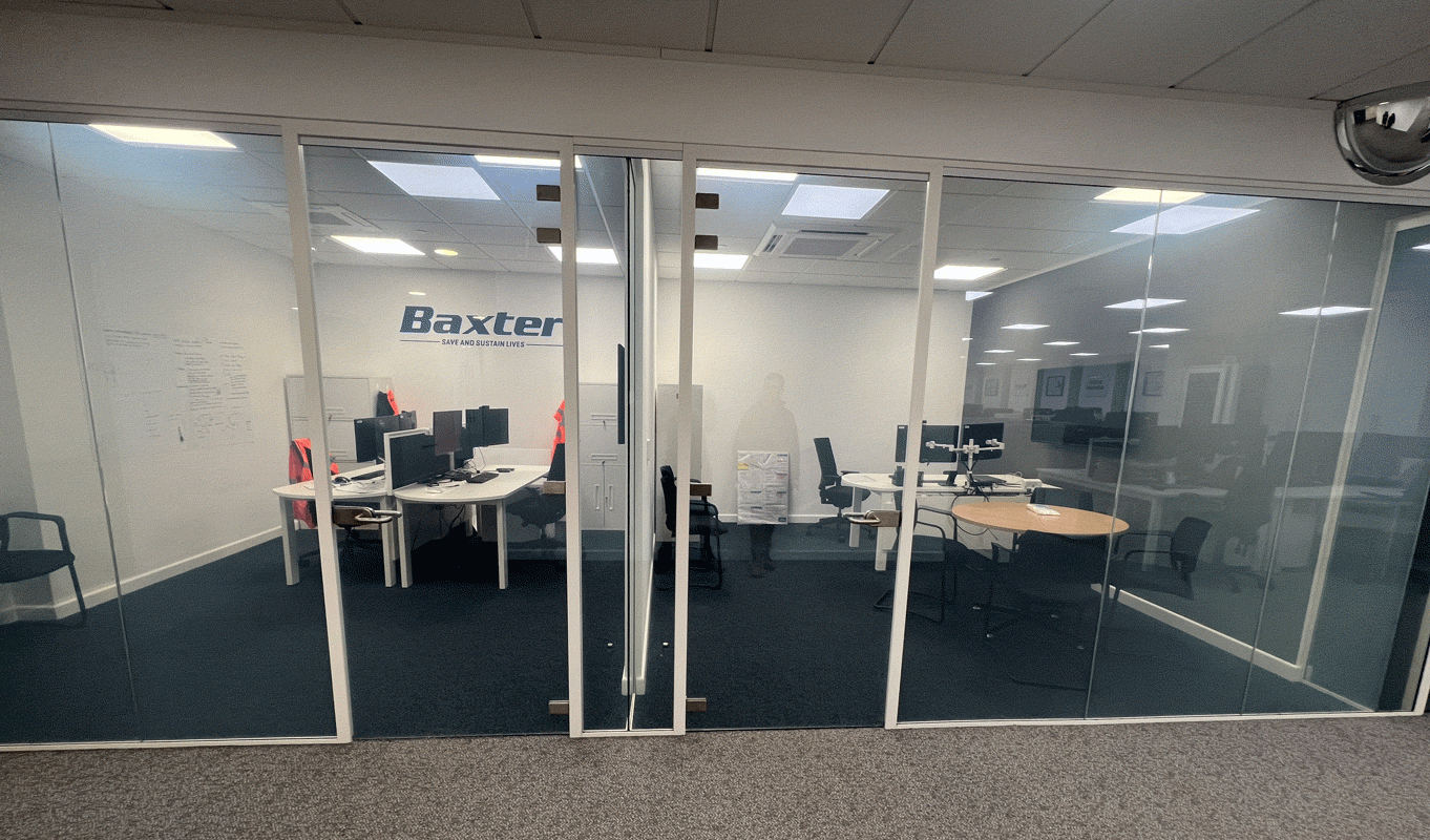 Switchable Smart Glass Privacy Doors 1 Baxtor offices1