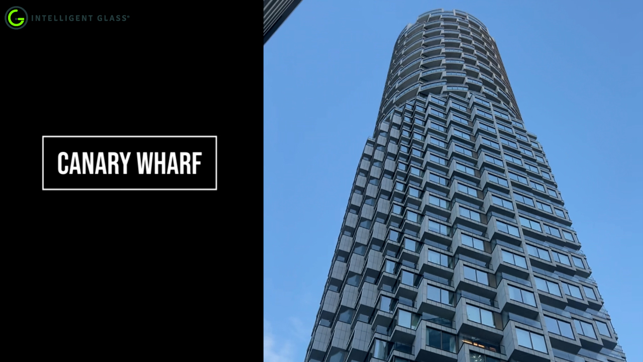 Canary Wharf Switchable Film Installation