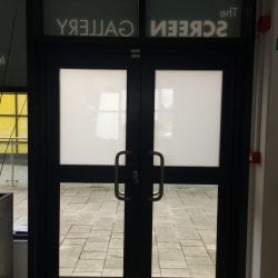 Switchable Smart Glass Doors switched to off
