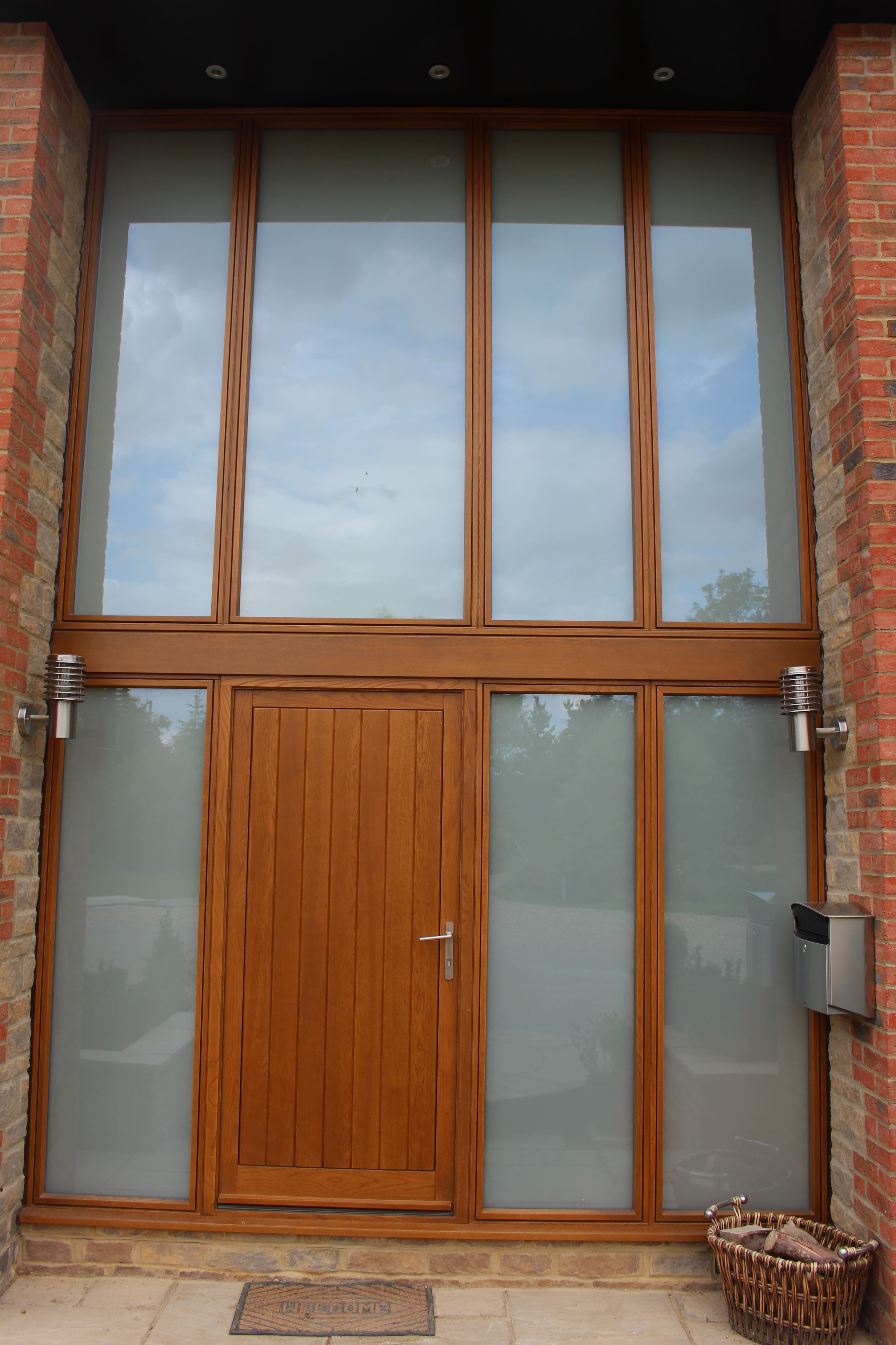 Switchable Front Door Smart Glass Double Glazing switched to off