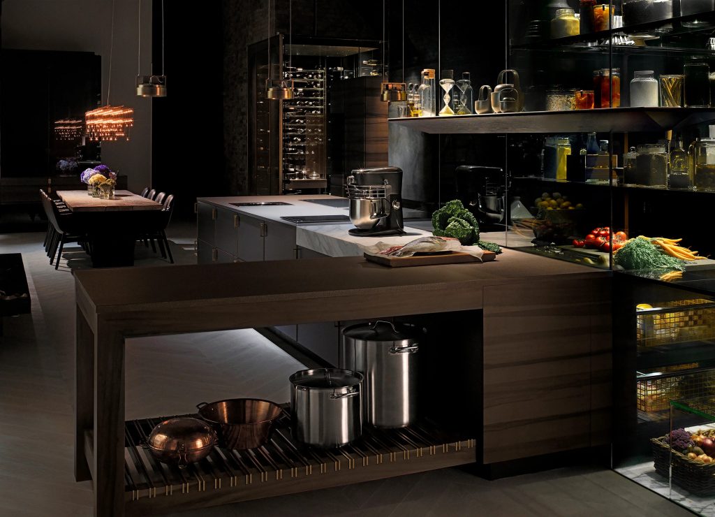 The fourth wall kitchen smart glass pantry
