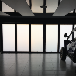 switchable smart glass garage switched to off thumbnail