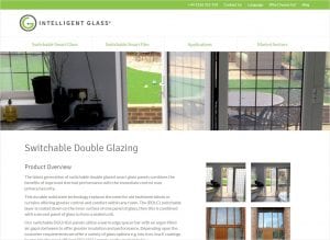 new Intelligent Glass website