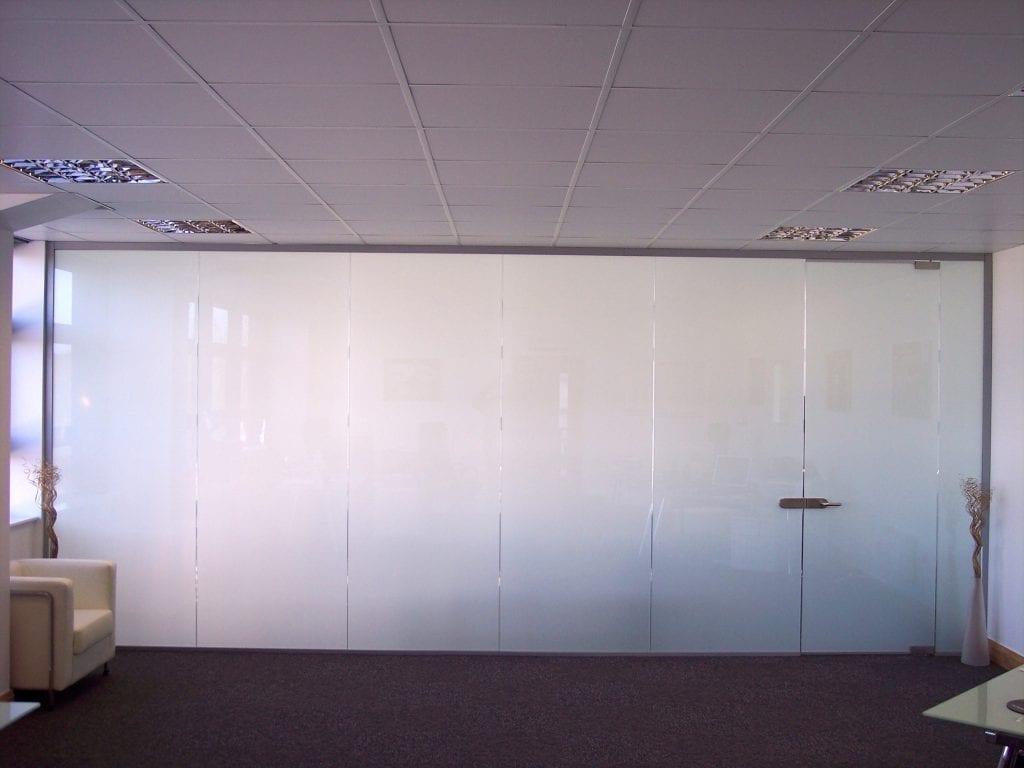 smart glass partition