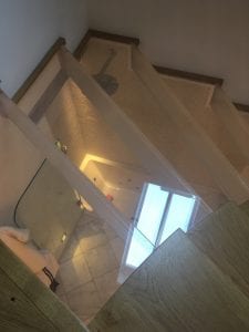 switchable smart glass stairs