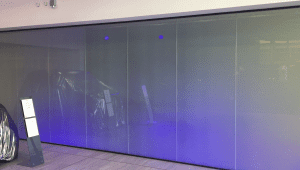 Mercedes switchable smart glass partition
